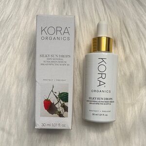 KORA Organics Silky Sun Drops Organic Sunscreen Serum with SPF 30